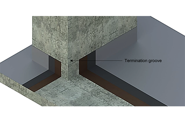 Vertical termination